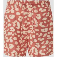 QS Shorts aus Musselin mit All-Over-Muster