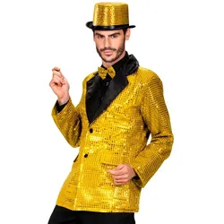 Showmaster Pailletten Goldjackett - XL