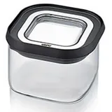 GEFU Vorratsdose Pantry schwarz 11 cm x 11 cm x 7,5 cm 0,4 l