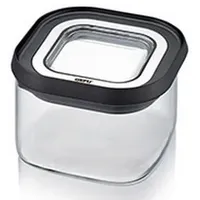 GEFU Vorratsdose Pantry schwarz 11 cm x 11 cm x 7,5 cm 0,4 l