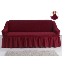Sofahusse Sofahusse 3-Sitzer Sofabezüge elastischer Sofa Überwurf SF, My Palace, weich, elastisch und waschbar - Ein neues Wohngefühl. rot