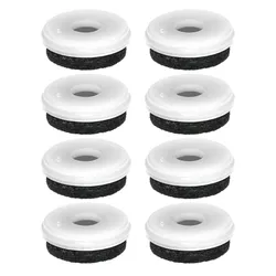 WAGNER QuickClick® Filzgleiter robust NATURAL - 8er-Set Ersatzgleiter Ø 25 mm - für Basis Ø 25 mm - DE Ware - 15802800