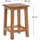 DESIGN DELIGHTS Sitzhocker Madero 30 x 48 x 30 cm Beige