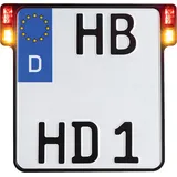 Heinz Bikes All-In-One 2.0, 3in1 Rückleuchte/Blinker - Schwarz - 180 x 200 mm