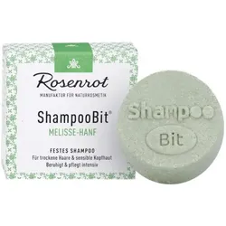Rosenrot festes Shampoo Melisse-Hanf (trockene Kopfhaut)