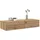 vidaXL Wandregal mit Schubladen 100 x 36 x 19 cm Braun