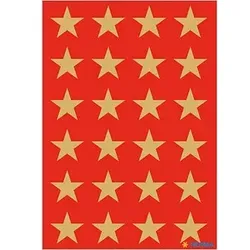 HERMA Aufkleber 3413 Sterne, gold, 72 Etiketten