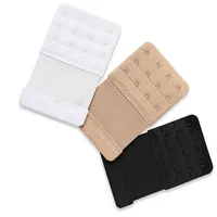 WUPEIJIE 3 BH Verlängerung 4 Haken,Erweiterung Mit Reihen,BH-Verlängerungsband,BH-Trägerhalter,Mit Weich Komfortabel BH-Verlängerer,Extenders Mit Hooks,9,7cm X 7,6cm,Für Damen Packung Bikini - Einheitsgröße