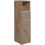 Vicco Midischrank Takumi 30 x 112,6 x 35 cm Beige/Braun