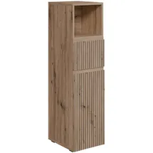 Vicco Midischrank Takumi 30 x 112,6 x 35 cm Beige/Braun