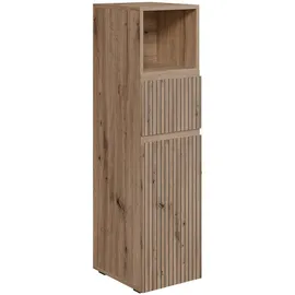 Vicco Midischrank Takumi 30 x 112,6 x 35 cm Beige/Braun