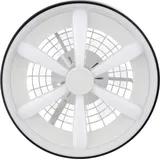 Brilliant LED Deckenleuchte mit Ventilator Gaiano Ø 48 cm 48 W schwarz