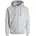 JJEBRADLEY Sweat Zip Hood Herren Grau/Light Grey Melange XXL