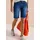 Cecil Loose-fit-Jeans CECIL, Damen, Gr. 34, dunkelblau wash, Jeans, 78% Baumwolle, 20% Polyester, 2% Elasthan, unifarben, kurz, Jeans, 5-Pocket-Style, Topseller