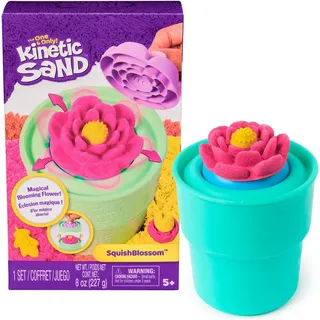 Spin Master Kinetic Sand Squish Blumen Set,