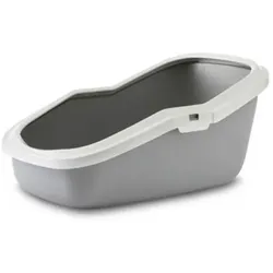 Savic Katzentoilette Aseo - grau/weiß