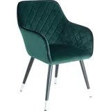 Kayoom Stuhl »Amino 625, stilvoller Design-Stuhl,samtweicher Bezug aus Velvet-Stoff«, 1 St., samtweicher Bezug, elegant, glamourös, elegante Optik