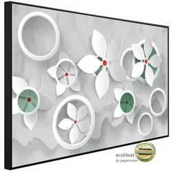 papermoon Infrarotheizung »EcoHeat - Muster mit Blumen«, Matt-Effekt - bunt