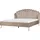 Beliani Polsterbett 180 x 200 cm Taupe