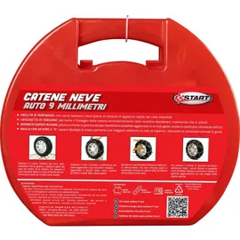 StART Zweiteiliges Set 9 mm dicke Schneeketten Gruppe 95