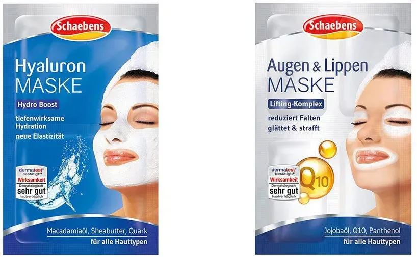 Schaebens Augen & Lippen Maske + Schaebens Hyaluron Maske