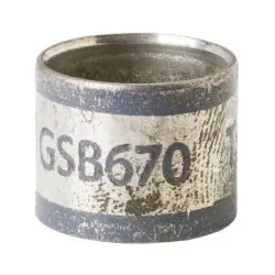 ABB GSB670 Schirmanschluss für mehrfach abgeschirmte Kabel, zweiteilig - Innenhülse, Innendurchmesser von 17.02 mm, 7TAI029070R0036  - 50 Stück