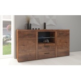 Küchen-Preisbombe Top Kommode Sideboard Rumba Wohnwand Wohnzimmer Anbauwand Eiche Lefkas matt