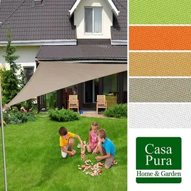 casa pura Wasserabweisendes Sonnensegel dreieckig 300 x 300 x 300 cm Grau