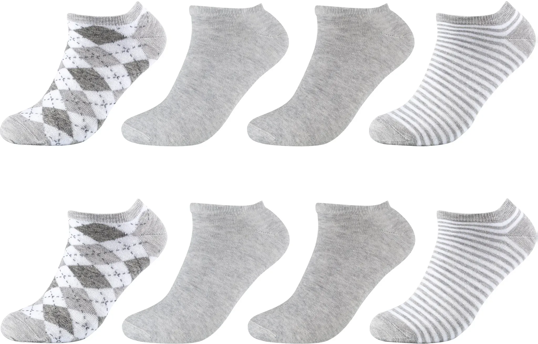 s.Oliver Kurzsocken, (4er Pack), mit verschiedenen Designs s.Oliver white 39 (42)