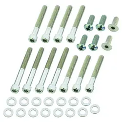 Screws 4 Bikes Schraubensätze für HD Primärabdeckungen Edelstahl natur