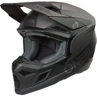 O'Neal 3SRS Solid Schwarz/Grau L