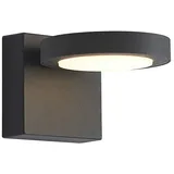 LUCANDE Außenwandleuchte Aluminium 11,8 cm 1 flammig schwarz
