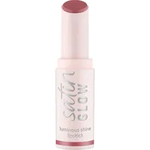 Essence satin GLOW cremiger Lippenstift mit Satin-Finish Farbton 03 Rose And Shine 3.5 g