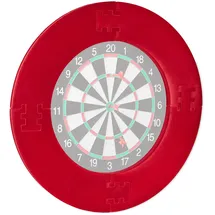 Relaxdays Dart Catchring R7 4-teilig Rot
