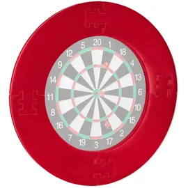 Relaxdays Dart Catchring R7 4-teilig Rot