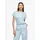 VILA VIELLETTE Kurzarmshirt Satin Blau 44