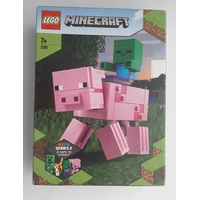 LEGO Minecraft Schwein mit Zombiebaby BigFig Set 21157