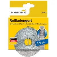 Schellenberg Rolladengurt 23 mm 4,5 m grau
