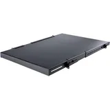 Startech StarTech.com 1 HE verstellbarer Schwerlast Fachboden für Server Rack/ Schrank bis 80 Kg - Fachboden für Serverschrank 1HE, 19 Zoll, verstellbar, schwarz