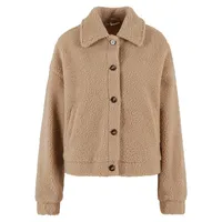 URBAN CLASSICS Short Sherpa Jacke Union Beige XS