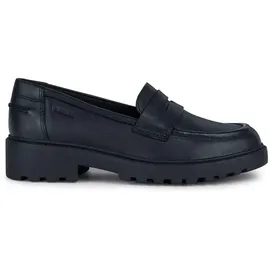 GEOX J Casey Girl C Moccasin, Black, 30 EU