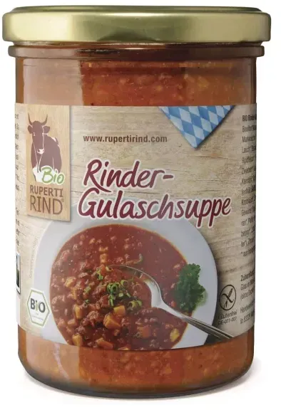 Ruperti-Rind Rindergulaschsuppe bio