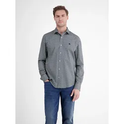 Poplinhemd mit Stretchanteil - Fjord Blue - XXXL