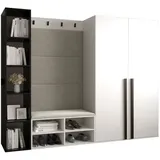 ABIKS MÖBEL Garderoben-Set MIRO Set 4, Garderobe mit gepolsterten Paneelen, Modern Design