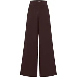 Cecil Stoffhose CECIL, Damen, Gr. XL Länge 32, braun cacao, Stoff, 100% Viskose, unifarben, Loose Fit, lang, Hosen Stoffhose, mit Elastikbund