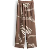 someday. Cevil Leaf Wide Leg Hose Braun 36