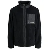 JACK & JONES Teddyjacke in schwarz - XL
