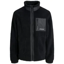 JACK & JONES Teddyjacke in schwarz - XL