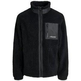 JACK & JONES Teddyjacke in schwarz - XL