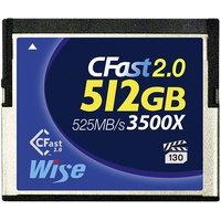 Wise Advanced Blue 3500X R525/W450 CFast 2.0 Card 512GB